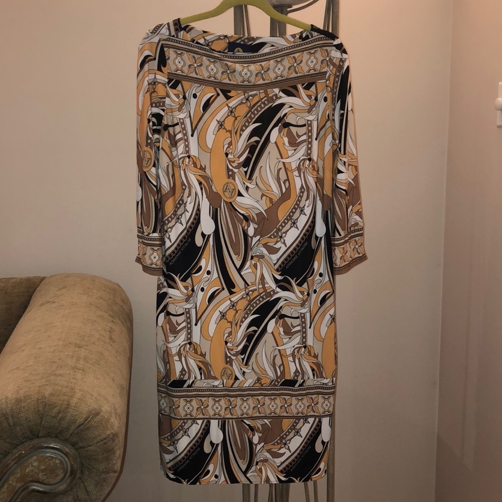 Adrienne Vittadini Boatneck Shift Dress